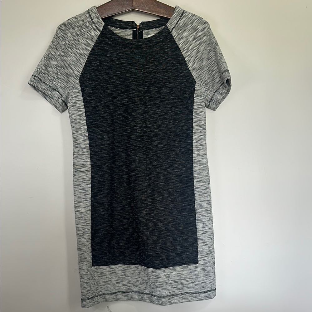 Lou & Grey Textures Illusion Color Block Dress
